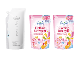 貝恩 | 嬰兒泡泡香浴露800ml+嬰兒抗菌洗衣精800mlx2
